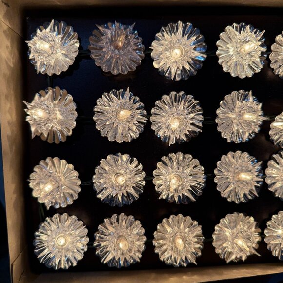 Vintage Kurt Adler Santa's World 35 Diamond Crystal light set Christmas Working - Picture 14 of 16